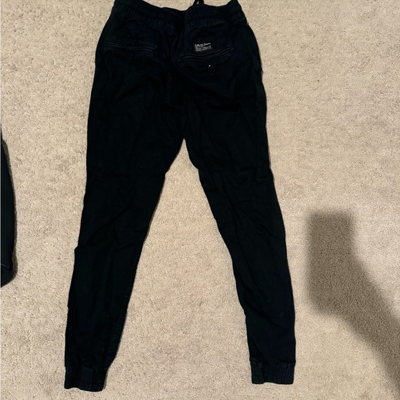 Men’s Publish Cuffed Joggers Black Waist Size 32 - Picture 4 of 5